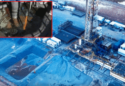 Bir ilk! Dev rezervden çıkarılan petrol görüntülendi