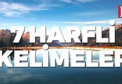 7 harfli kelimeler nelerdir?