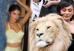 Kylie Jenner'ın elbisesi olay oldu!