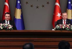 Cumhurbaşkanı Erdoğan ve Albin Kurti ortak açıklama yaptı