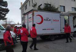 Kızılay deprem bölgesine Mobil Sağlık araçları gönderiyor