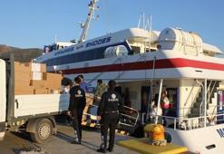 Rodos, depremzedeler için üçüncü kez feribot dolusu yardım yolladı
