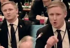 Letonyalı politikacı, BM toplantısında Rus heyete küfür etti