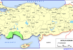 Antalya haritası: Antalya ilçeleri nelerdir? Antalya hangi bölgede yer alır?