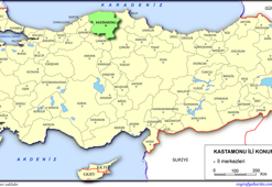Kastamonu haritası: Kastamonu ilçeleri nelerdir? Kastamonu hangi bölgede yer alır?