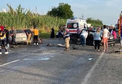 Kaza sonrası ortalık savaş alanına döndü: 2 ölü, 4 yaralı