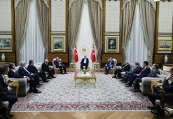 Cumhurbaşkanı Erdoğan, Cumhur İttifakı partilerinin genel başkanlarını kabul etti