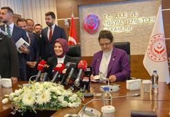 Aile ve Sosyal Hizmetler Bakanlığında devir teslim töreni