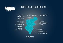 DENİZLİ HARİTASI: Denizli ilçeleri nelerdir? Denizli hangi bölgede yer alır?