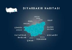 DİYARBAKIR HARİTASI: Diyarbakır ilçeleri nelerdir? Diyarbakır hangi bölgede yer alır?