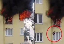Çorum'da korkutan yangın! 6 kişi ve 2 kedi dumandan etkilendi