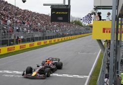 Kanada Grand Prix'sinde kazanan Max Verstappen