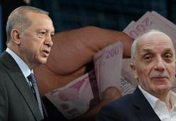 Erdoğan ile Türk-İş Başkanı arasında asgari ücret görüşmesi
