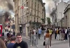 Paris’te korkutan patlama! Alevler şehrin her yerinden görüldü