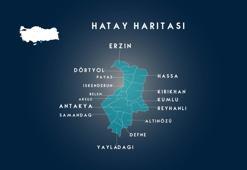 HATAY HARİTASI: Hatay ilçeleri nelerdir? Hatay hangi bölgede yer alır?