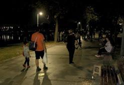 İstanbul'da sıcaklardan bunalan vatandaşlar, soluğu parklarda aldı