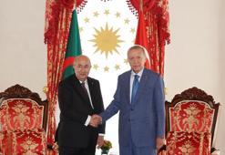 Cumhurbaşkanı Erdoğan, Cezayir Cumhurbaşkanı Tebbun’u kabul etti