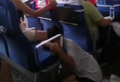 Marmara Denizi'nin ortasında korku dolu anlar