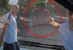 İstanbul'da trafikte maganda dehşeti! Tekme ve yumrukla saldırdı