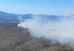 Kaş'ta orman yangını! Ekipler müdahale ediyor