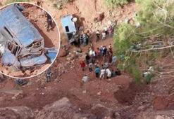 Fas’ta feci kaza! Şarampole yuvarlanan araçta çok sayıda ölü var