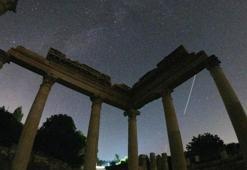 Yurttan meteor yağmuru manzaraları
