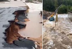 10 il için kuvvetli yağış uyarısı! Kırklareli'nde yol çöktü