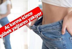 Aç karnına içmek yetiyor! Göbek yağlarını cayır cayır yakıyor