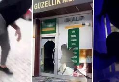İstanbul’dan gelen baba masaj salonunu bastı: Ortalık savaş alanına döndü