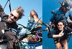Taze aşıklar uçuşa geçti