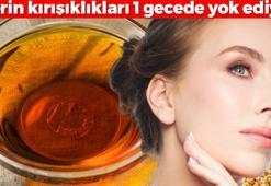 Derin kırışıklıkları 1 gecede yok ediyor! 20 yaş birden gençleştiren formül, ince çizgileri silgi gibi siliyor