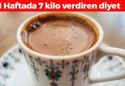 Sadece Türk kahvesi içerek zayıflayın! 1 haftada 7 kilo verdiren yöntem