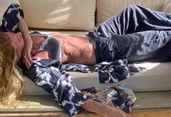 Biricik Suden kaslarıyla şov yaptı!