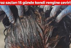 Beyaz saçları 15 günde kendi rengine çeviriyor! Saç boyasına son, beyaz saçlardan kurtulmak çok kolay