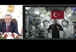 Cumhurbaşkanı Erdoğan, uzaya çıkan ilk Türk astronot Alper Gezeravcı ile görüştü