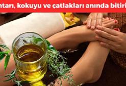 Ayağın altına sürünce doğal antibiyotik etkisi veriyor! Mantarı, kokuyu ve çatlakları anında söküp atıyor