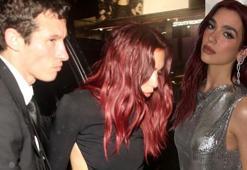 Arabadan iner inmez paparazziye yakalandı! Yeni sevgilisiyle partiye katıldı