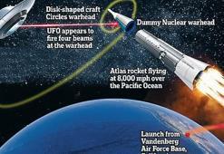 Nükleer füzeyi uzaylılar vurdu! Askerler videoya da çekmiş