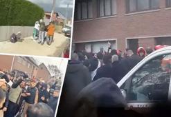 Belçika'da PKK provokasyonuna Türk vatandaşlarından sert tepki! Yaralılar var