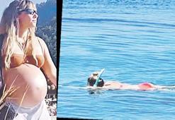 Doğuma 1 ay kala tatil