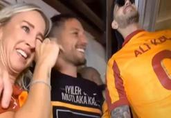 Mauro Icardi, Ali Koç forması giydi! Mertens'in eşi gözyaşlarını tutamadı