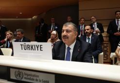 Bakan Koca'dan BM oturumunda Gazze mesajı: Trajedilerin en büyüklerinden bir tanesi