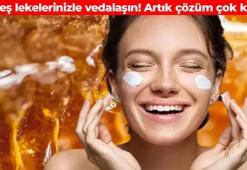 Güneş lekelerini tek kalemde siliyor! Deri altındaki lekeleri silgi gibi siliyor: Tek yapmanız gereken evdeki malzemeleri birleştirmek