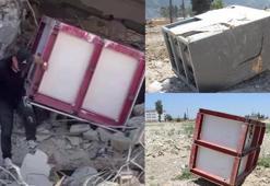 Ölümle dans gibi test! Deprem kabininden çıkan kişiyi görünce şok oldular