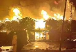 Olimpos'taki 'Kadir'in Ağaç Evleri' yangında küle döndü