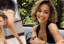 Rita Ora'dan tartışma yaratan çamaşır makinesi içinde pozlar!