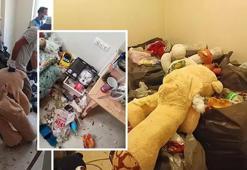 Şaşkına çeviren görüntü! Evden, 1 ton çöp çıktı
