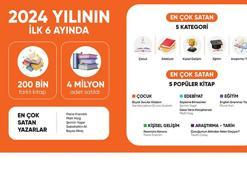Hepsiburada 2024 yılının ilk yarısında en çok satan kitapları açıkladı