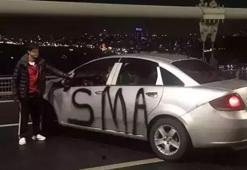 'SMA' yazılı araçla köprüyü trafiğe kapatan şahsın  ifadesi ortaya çıktı