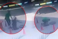 Hamile kadın açık bırakılan rögara düştü! Kocası kurtarmak isterken dehşeti yaşadı
